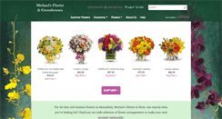 Desktop Screenshot of michaelsfloristandgreenhouses.com